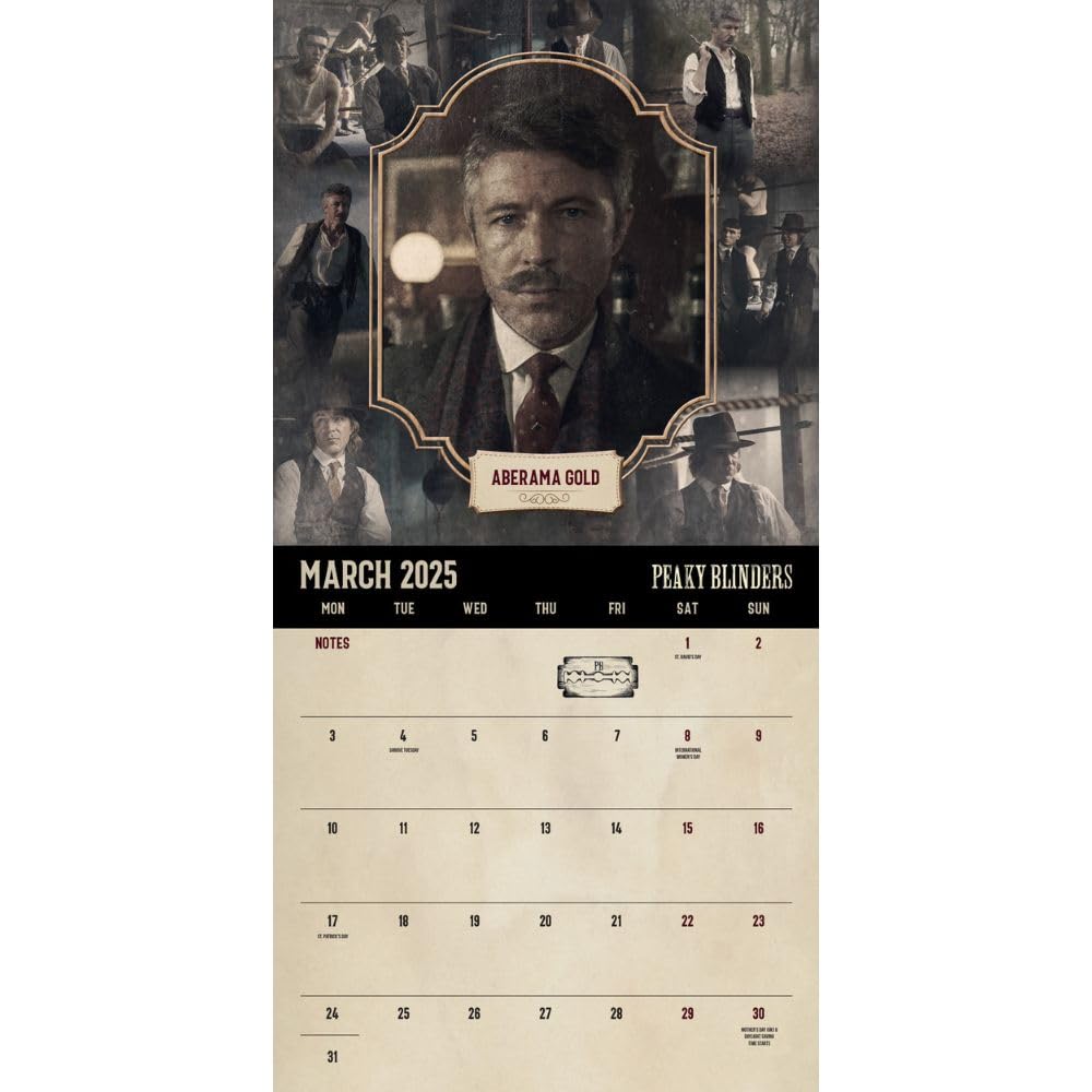 Peaky Blinders Square 2025 Calendar