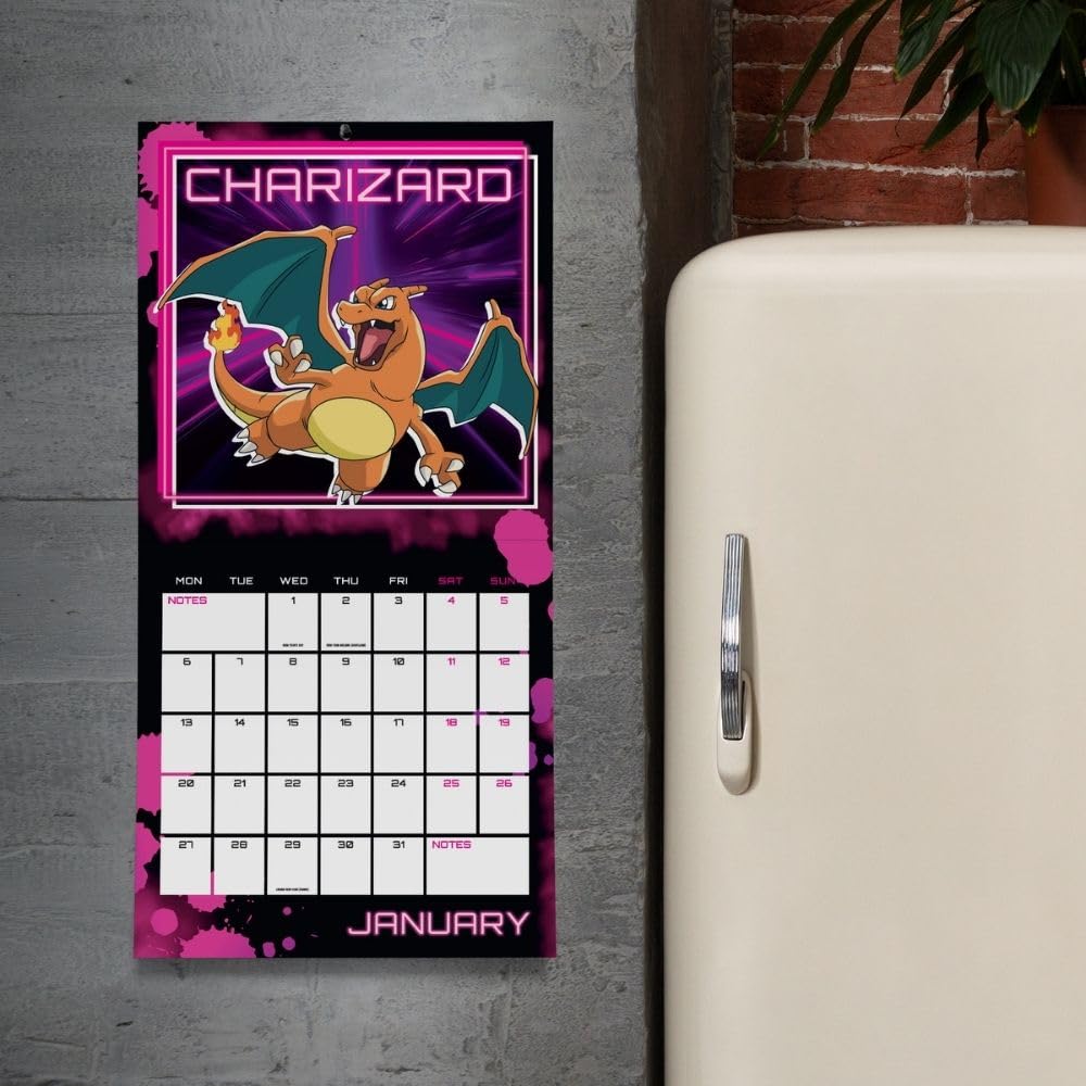 Pokemon Square 2025 Calendar