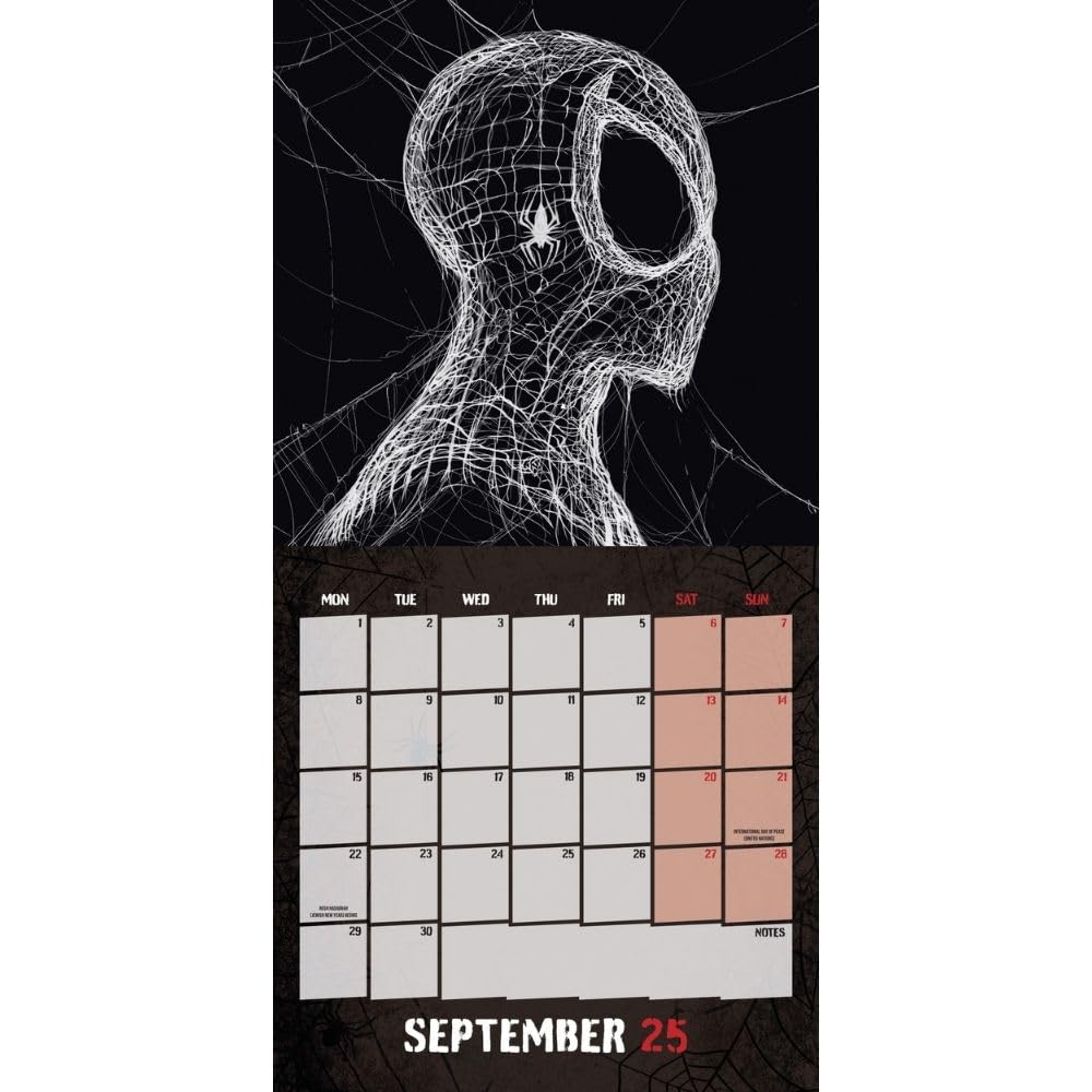 Spider-Man Square 2025 Calendar