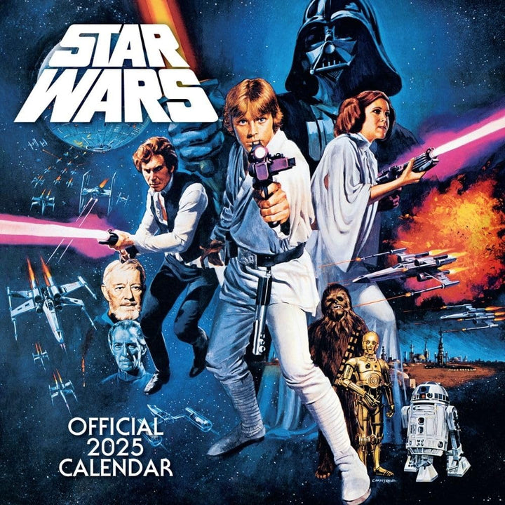 Star Wars Square 2025 Calendar