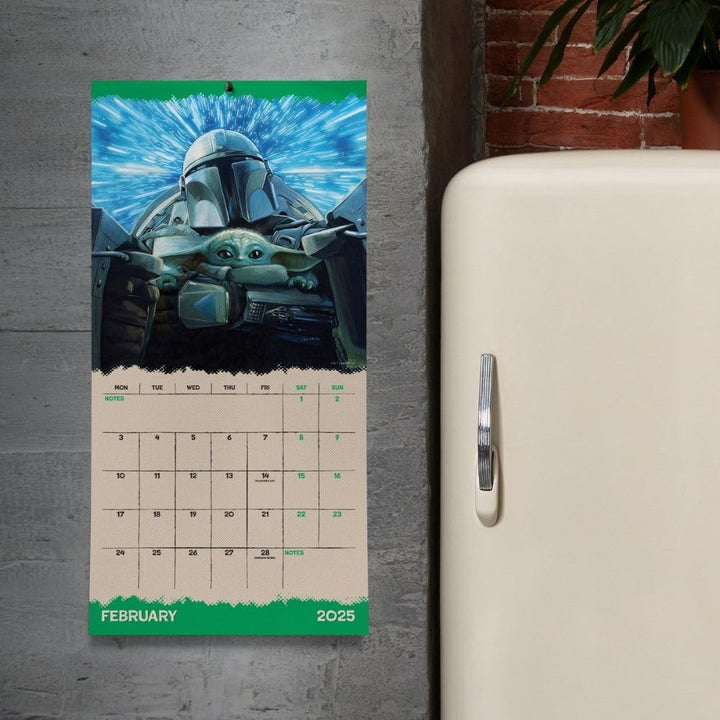 Star Wars: The Mandalorian Grogu Square 2025 Calendar