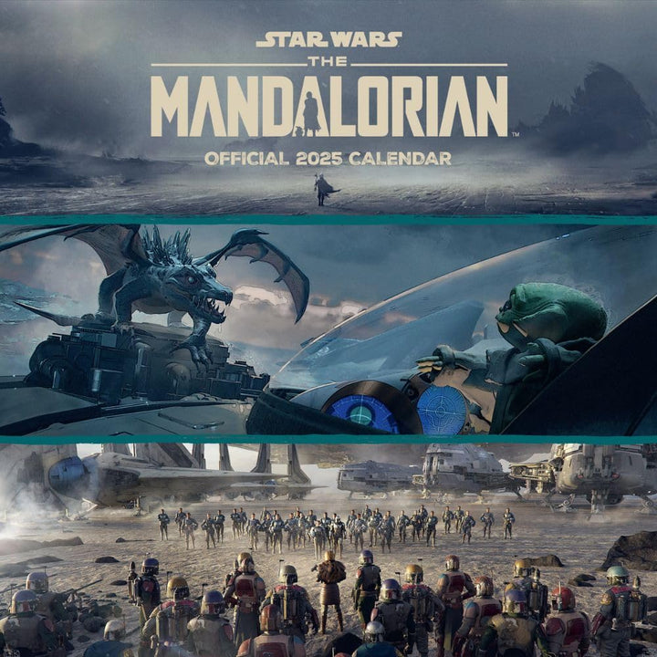 Star Wars The Mandalorian Square 2025 Calendar