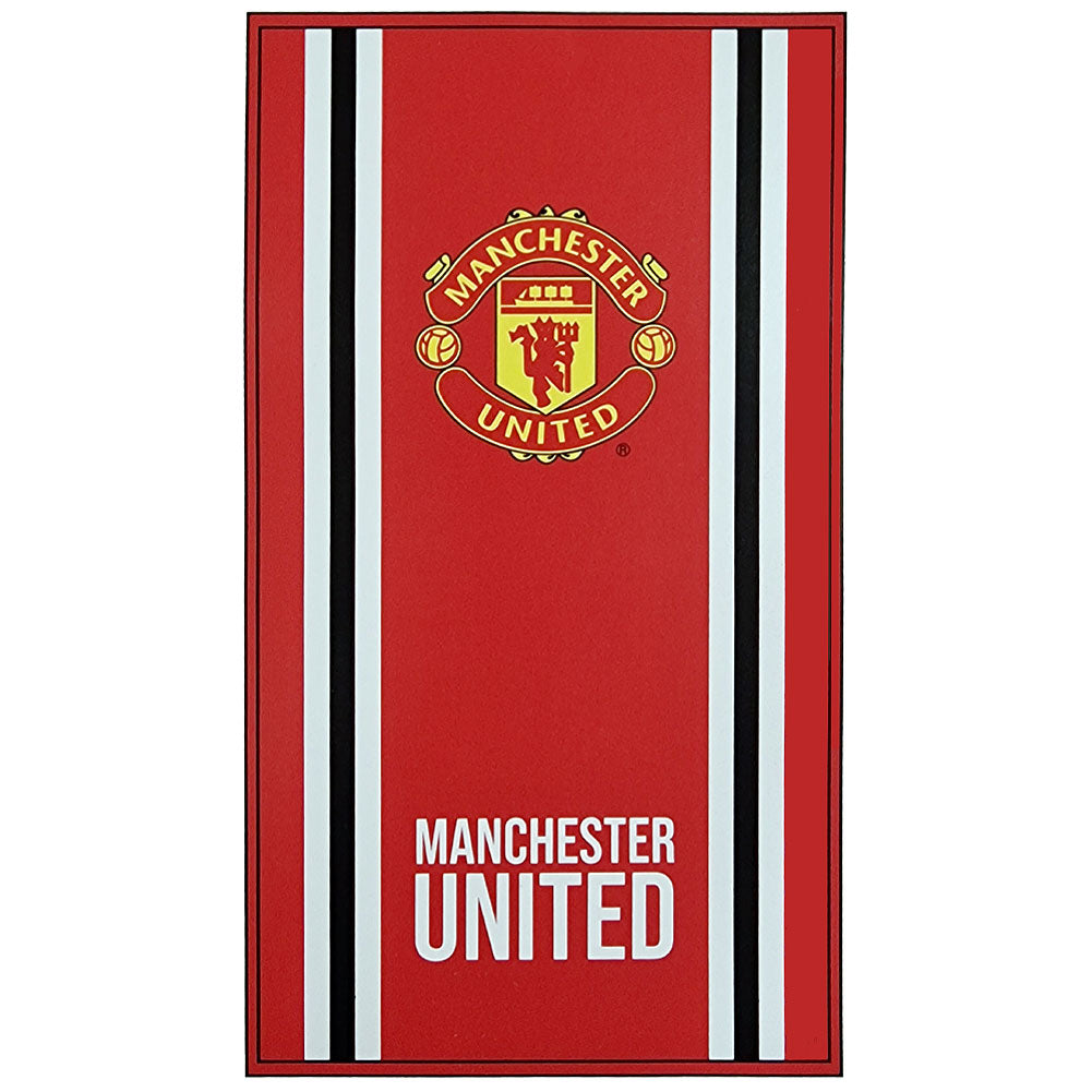 Manchester United Stripe Towel