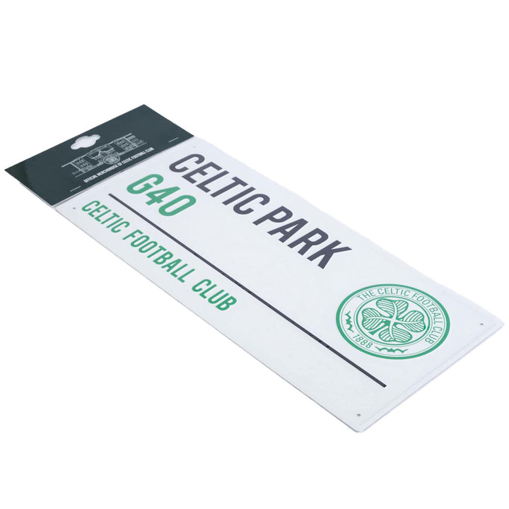 Official Celtic FC Celtic Park White Street Sign