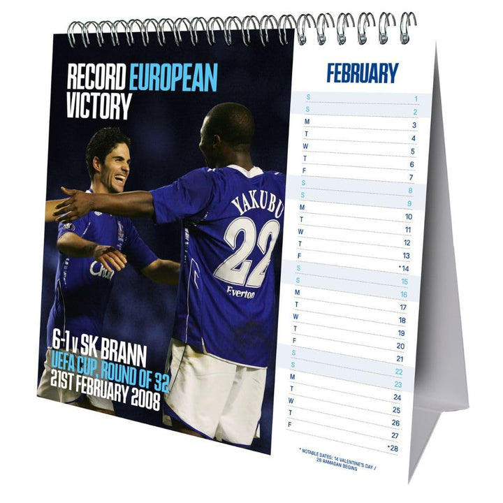 Everton FC Desktop 2025 Calendar