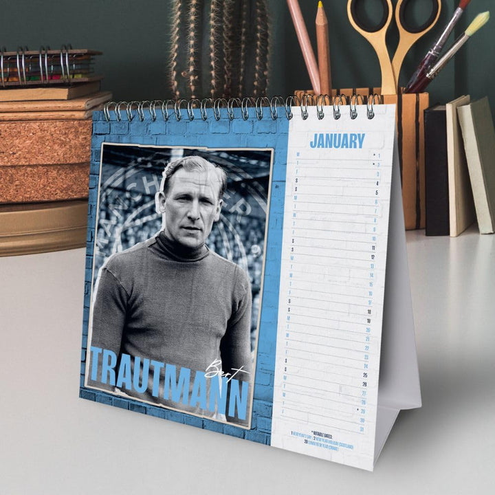 Manchester City FC Desktop 2025 Calendar