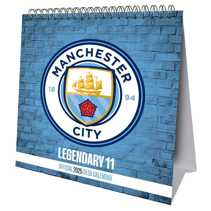 Manchester City FC Desktop 2025 Calendar