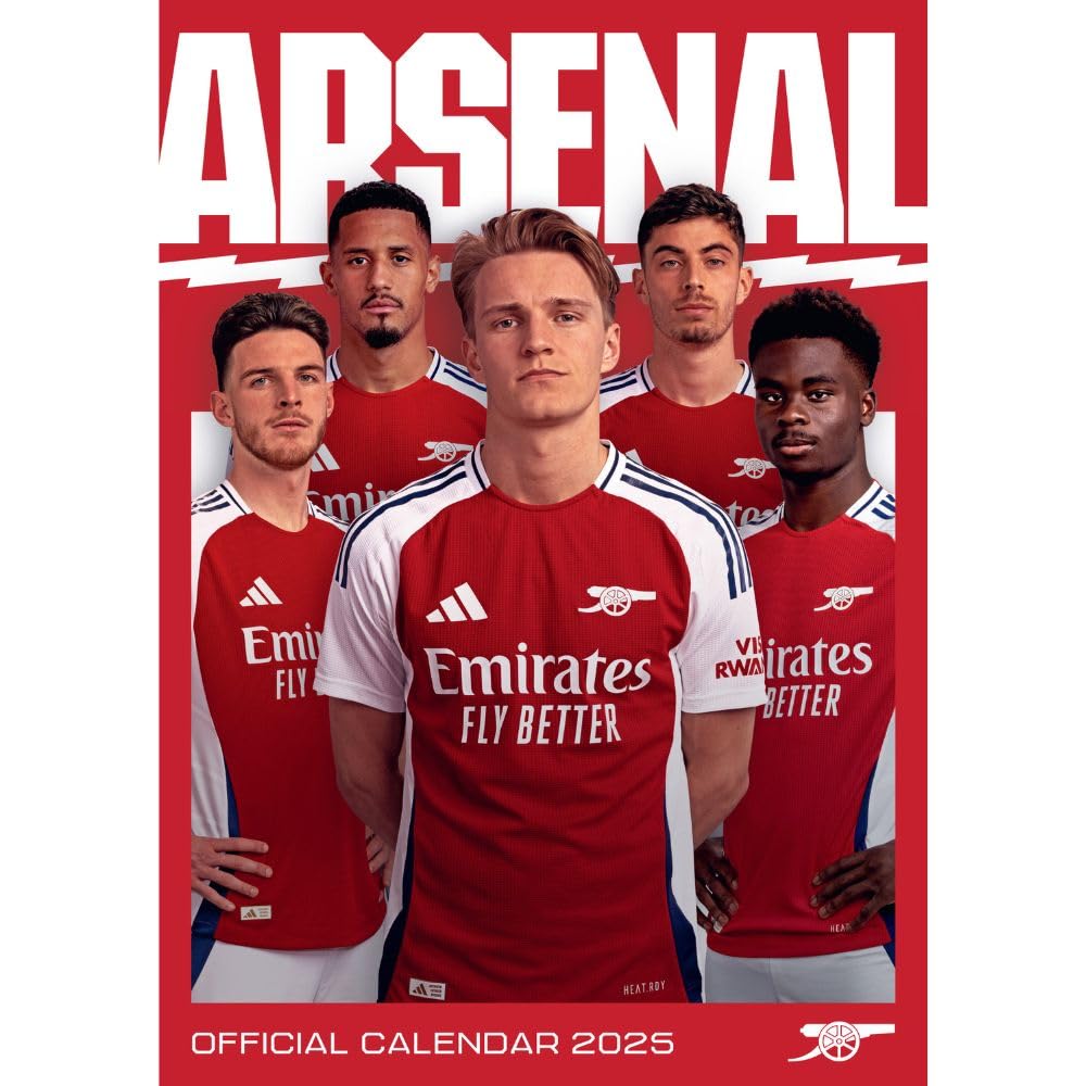 Arsenal FC A3 2025 Calendar