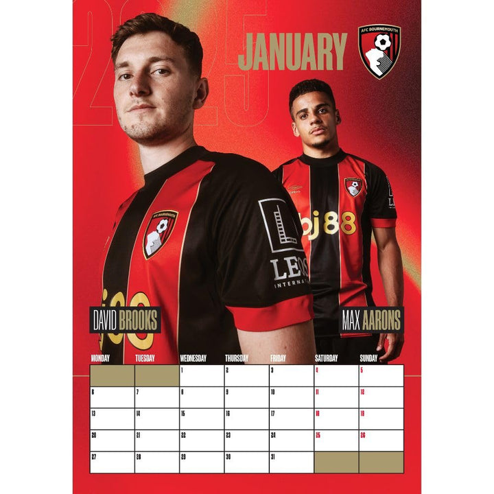 Bournemouth AFC A3 2025 Calendar