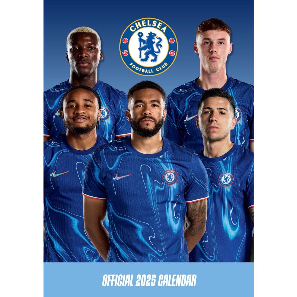 Chelsea FC A3 2025 Calendar