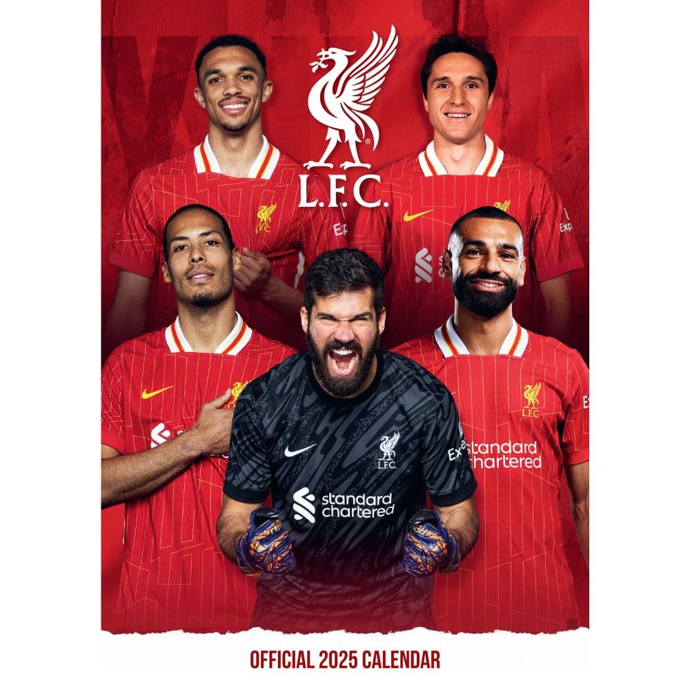 Liverpool FC A3 2025 Calendar