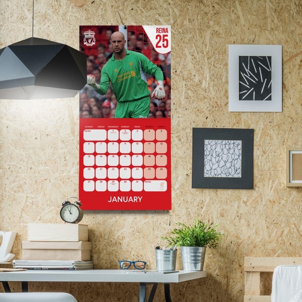 Liverpool FC Legends Square 2025 Calendar