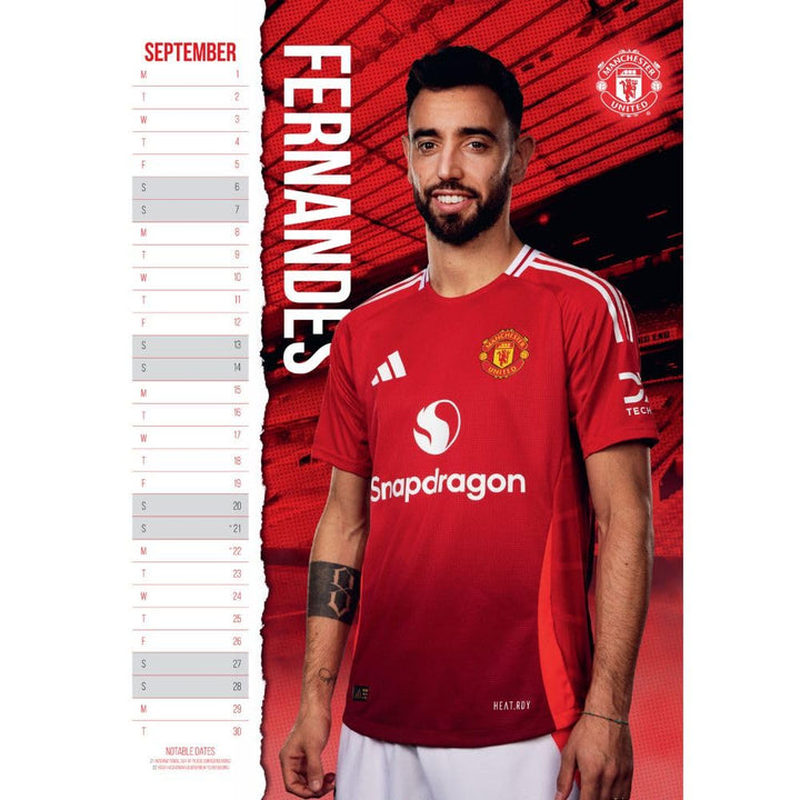 Manchester United FC A3 2025 Calendar