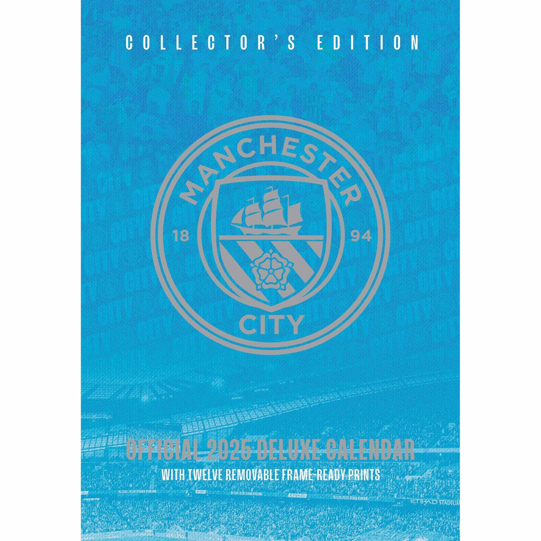 Manchester City FC Deluxe 2025 Calendar