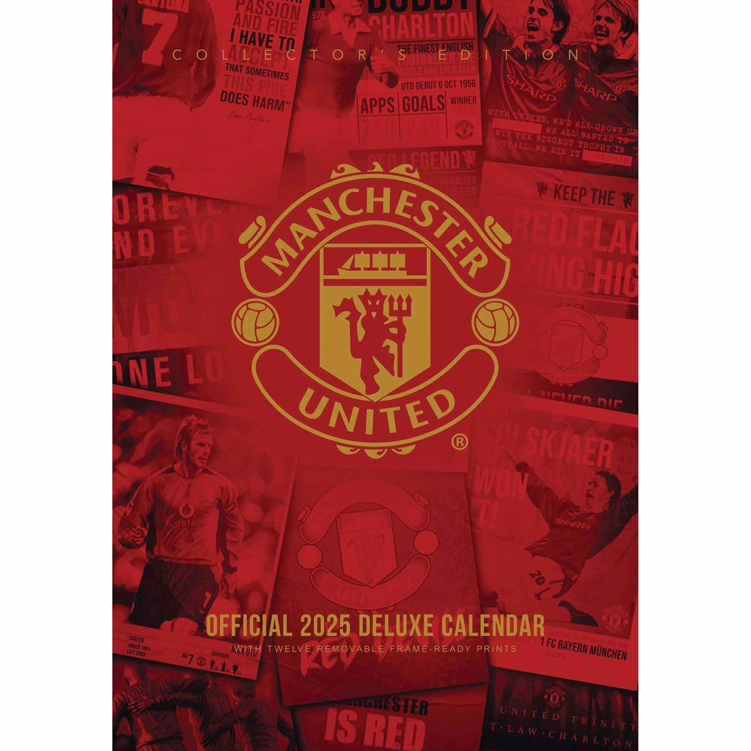 Manchester United FC Deluxe 2025 Calendar