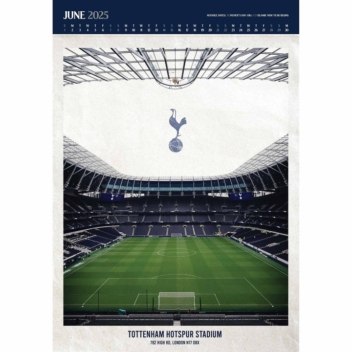 Tottenham Hotspur FC Deluxe 2025 Calendar