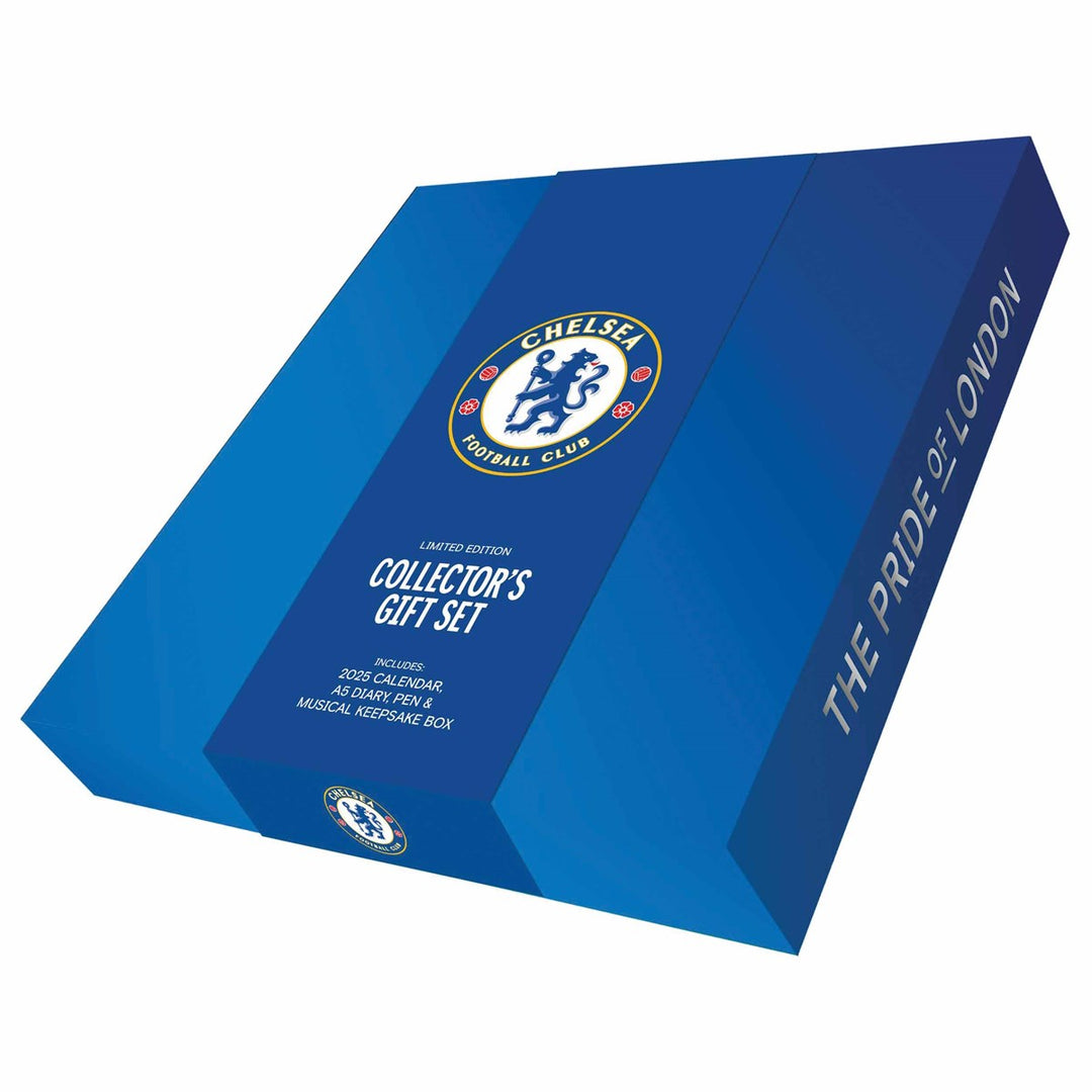 Chelsea FC 2025 Calendar & Diary Musical Gift Box