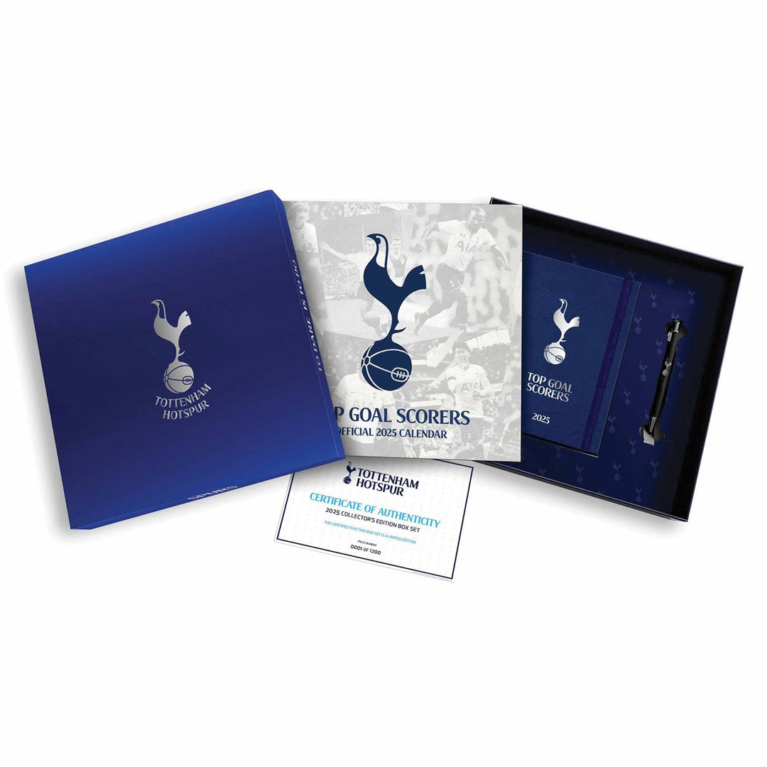 Tottenham Hotspur FC 2025 Calendar & Diary Musical Gift Box