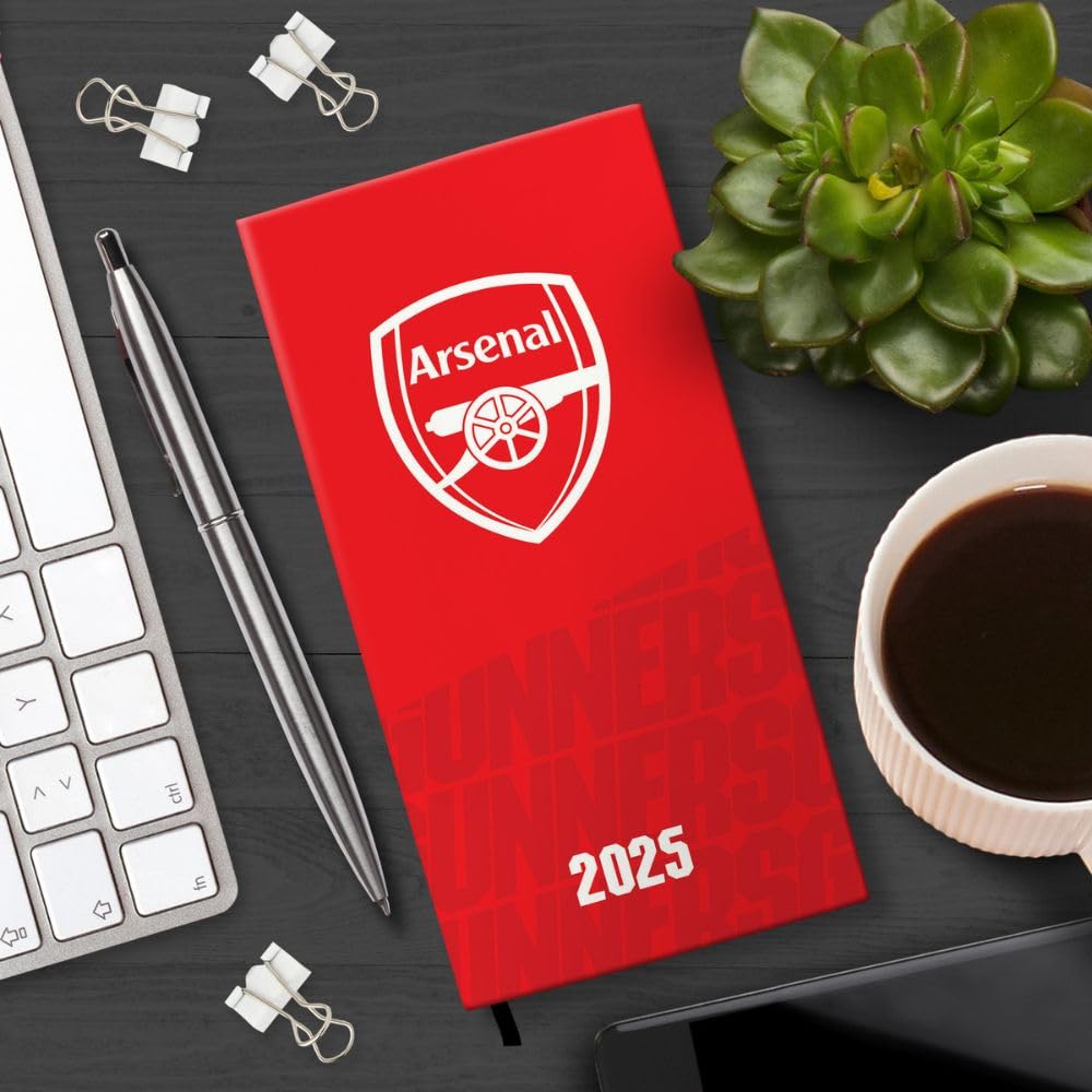 Arsenal FC Slim 2025 Diary