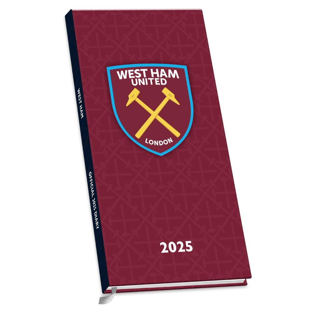 West Ham United FC Slim 2025 Diary