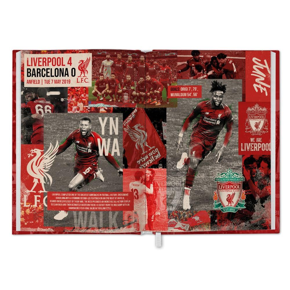 Liverpool FC A5 2025 Diary