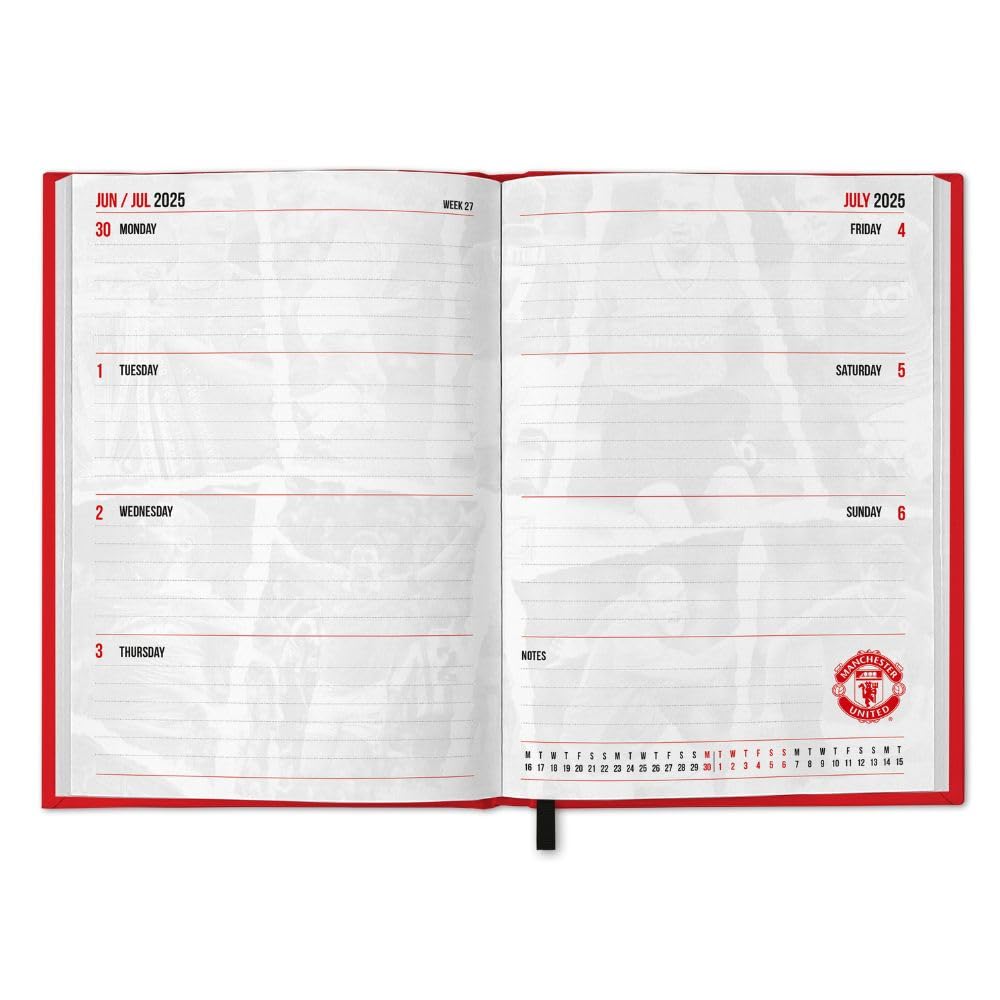 Manchester United FC A5 2025 Diary