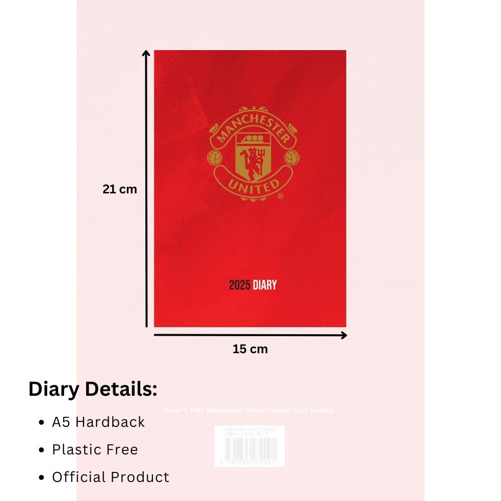 Manchester United FC A5 2025 Diary