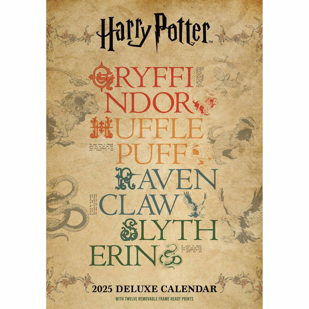 Harry Potter Deluxe 2025 Calendar