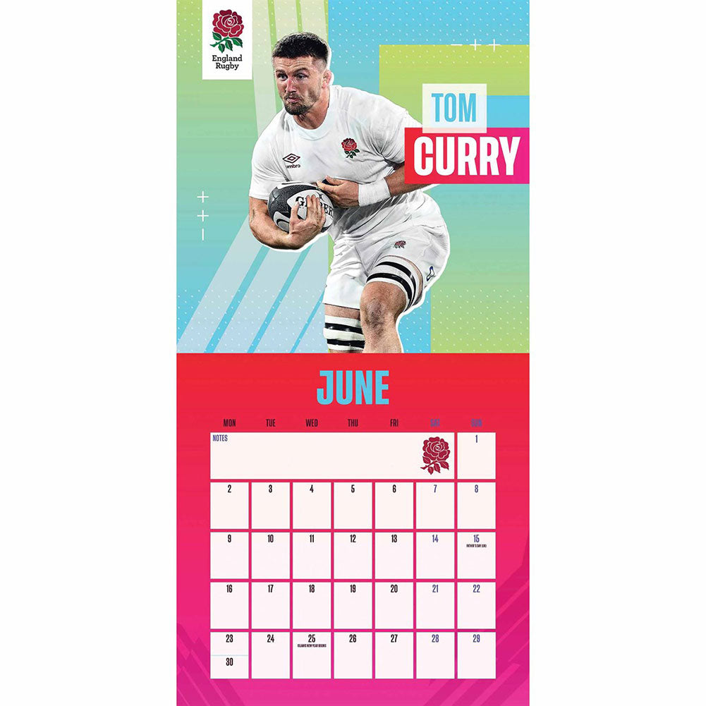 England RFU Square 2025 Calendar