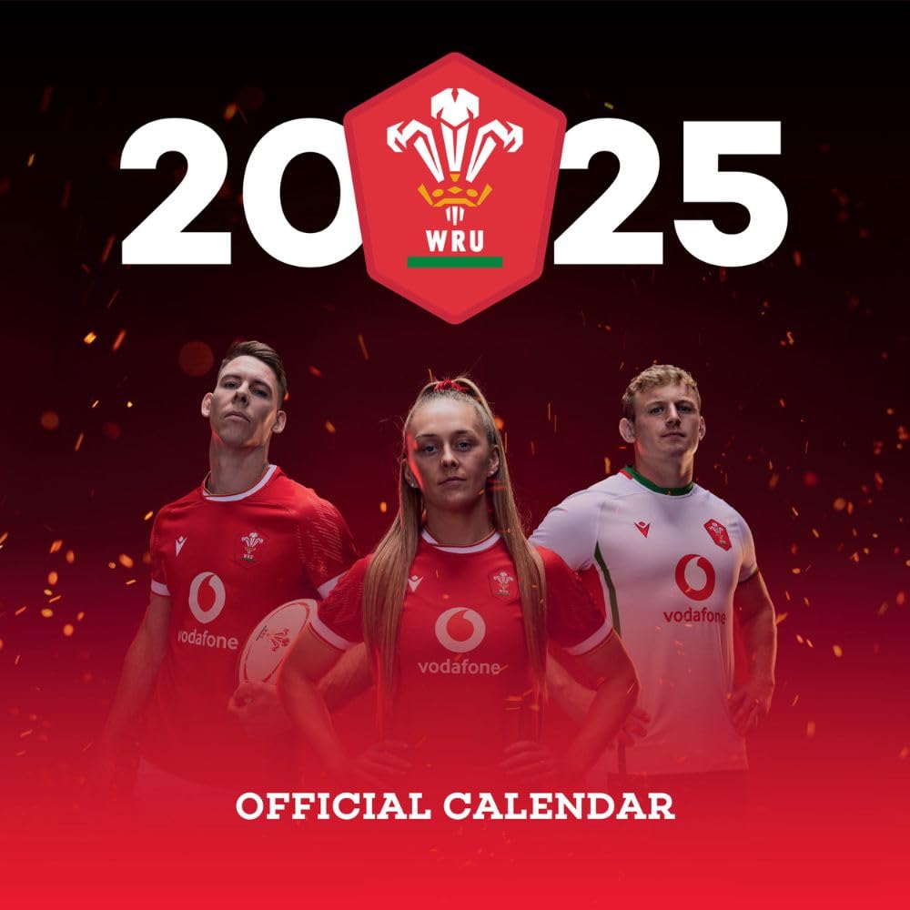 Wales RU Square 2025 Calendar