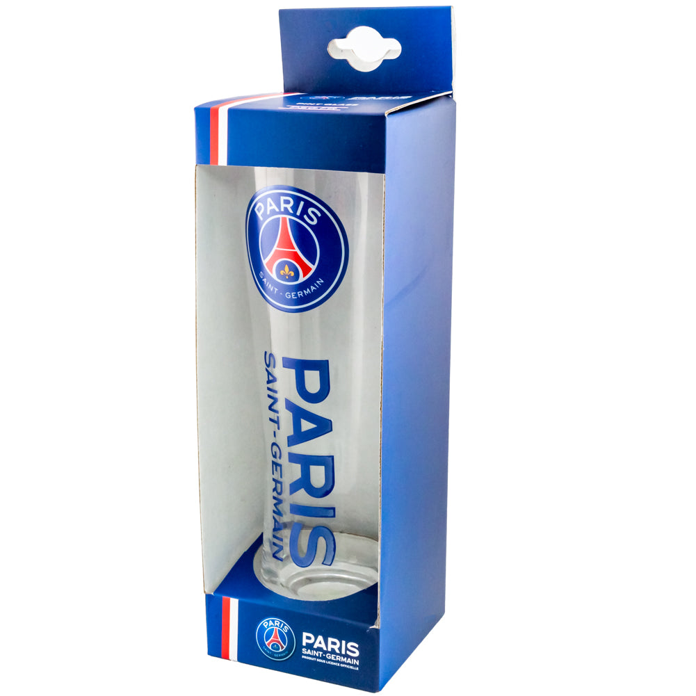 Paris Saint Germain FC Tall Beer Glass