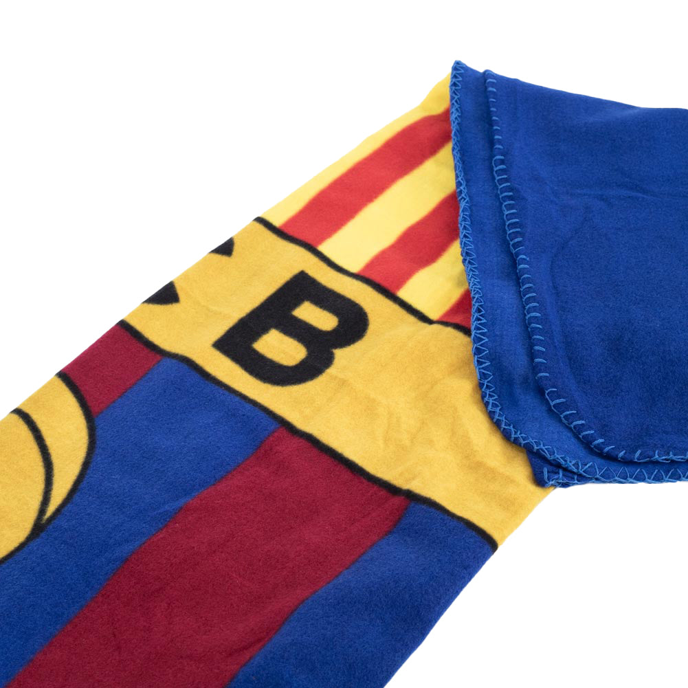 FC Barcelona Logo Fleece Blanket