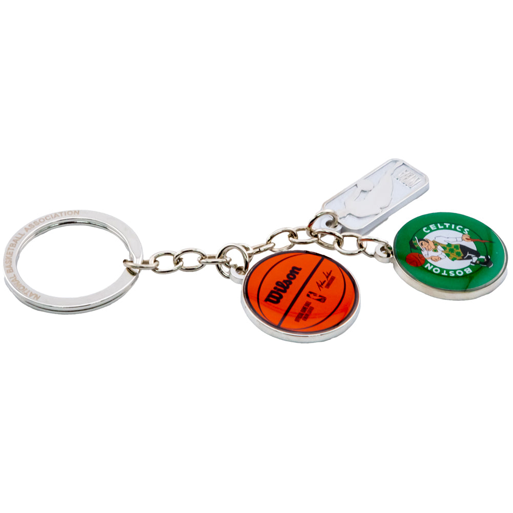 Boston Celtics Charm Keyring