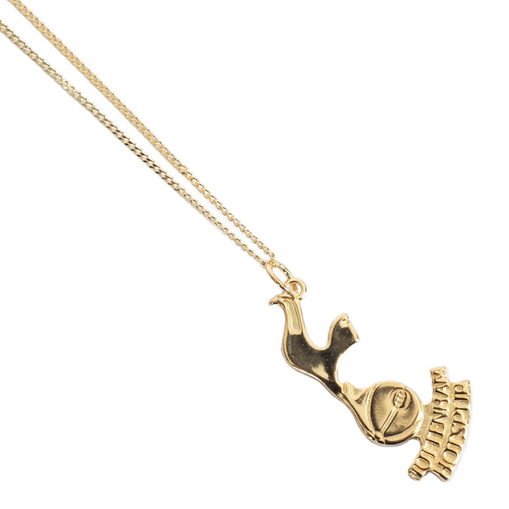 Official Tottenham Hotspur 18ct Gold Plated on Silver Pendant & Chain