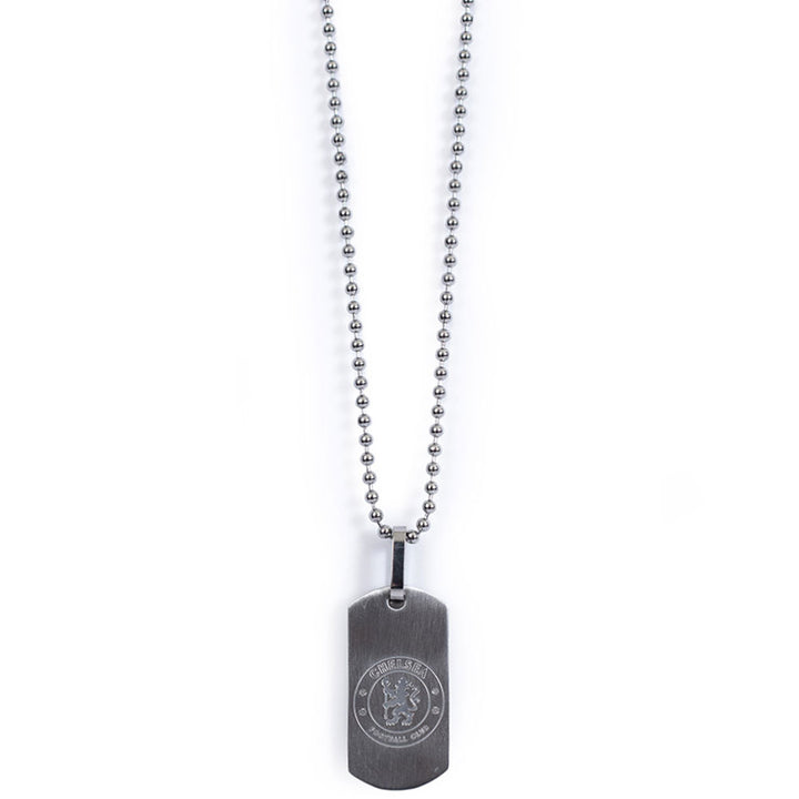 Chelsea FC Matt Finish Dog Tag & Chain