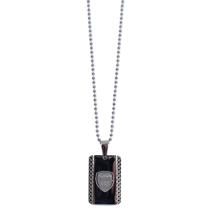 Arsenal FC Patterned Dog Tag & Chain