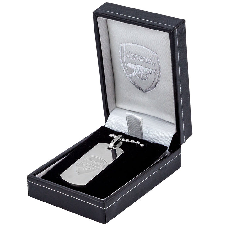 Arsenal FC Slim Dog Tag & Chain