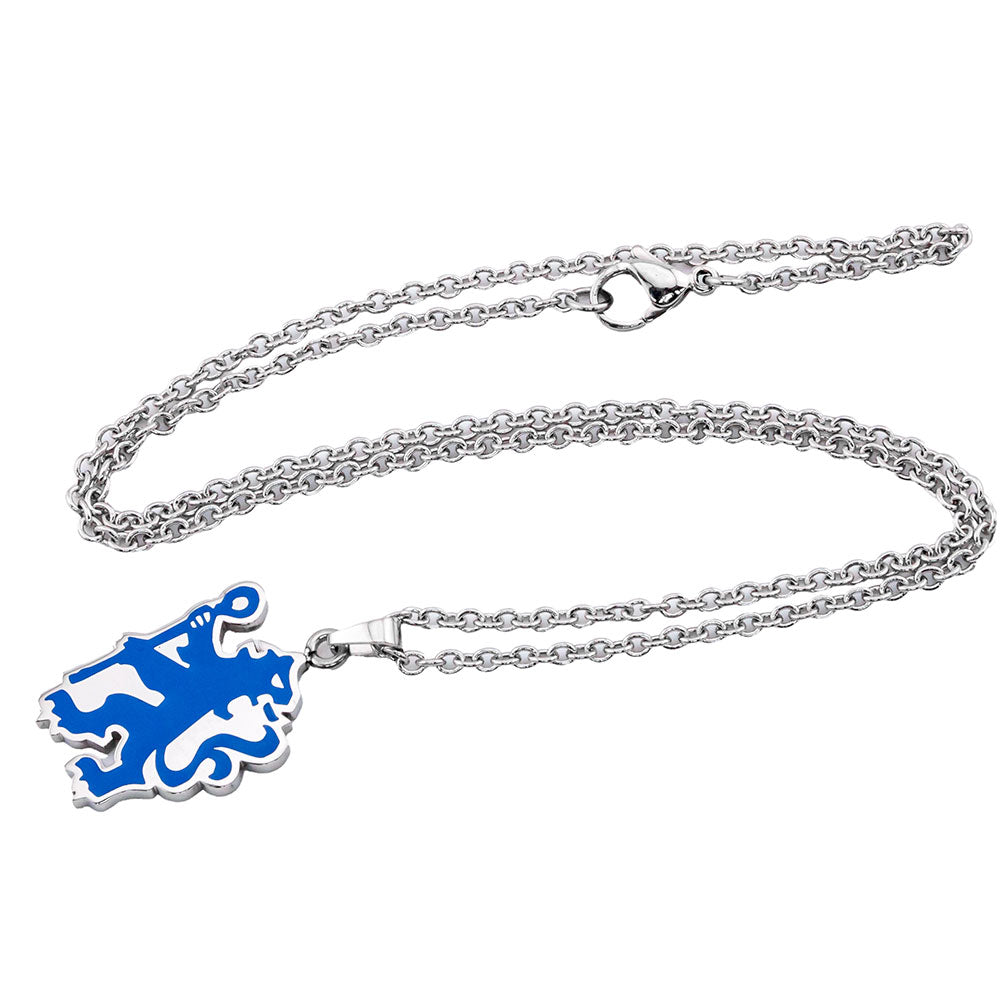 Chelsea FC Colour Lion Pendant & Chain