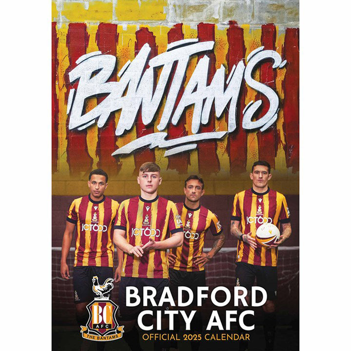 Bradford City FC A3 2025 Calendar