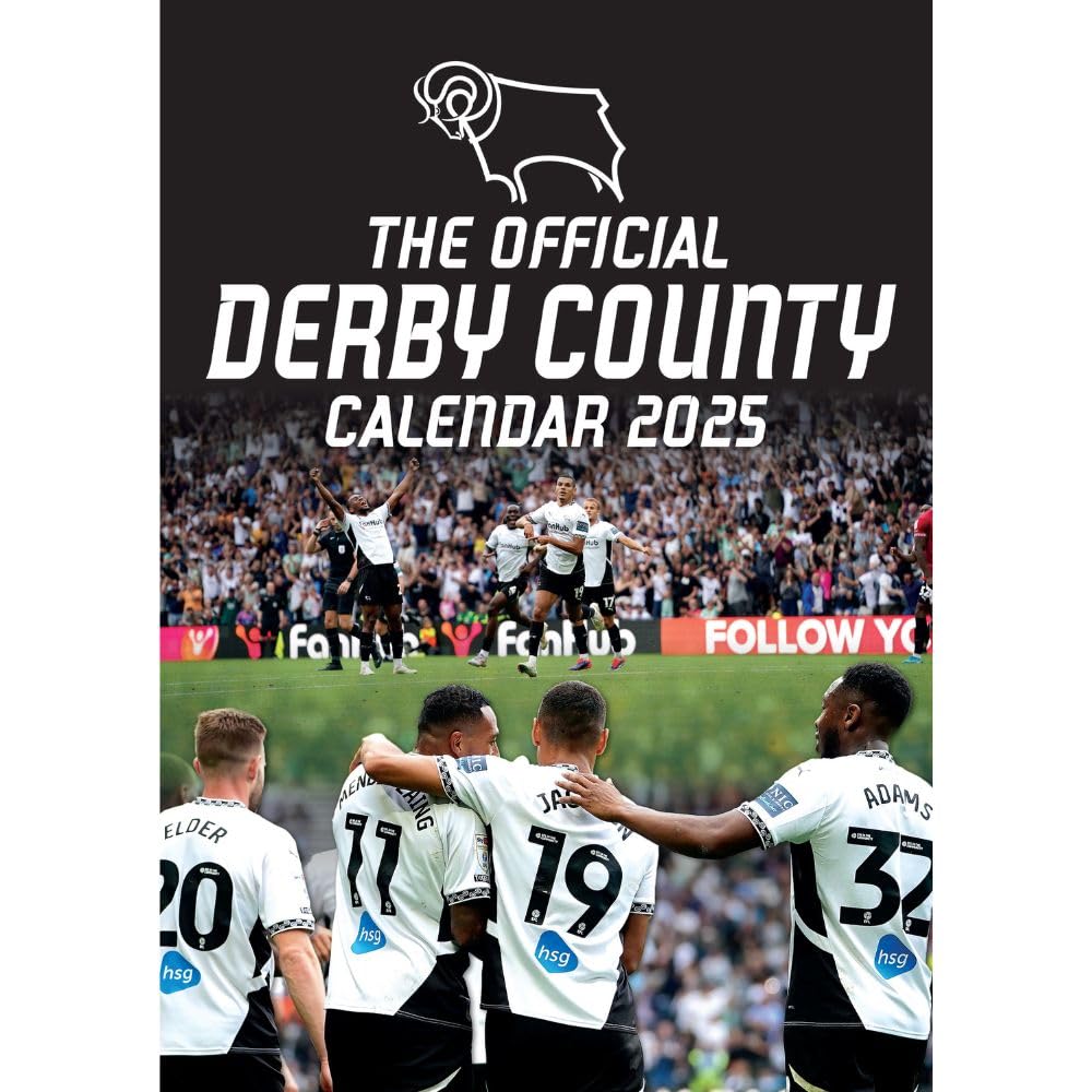 Derby County FC A3 2025 Calendar