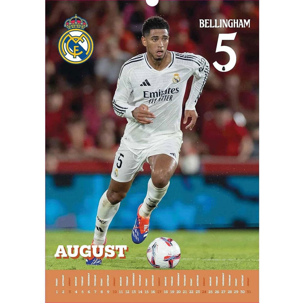 Real Madrid FC A3 2025 Calendar