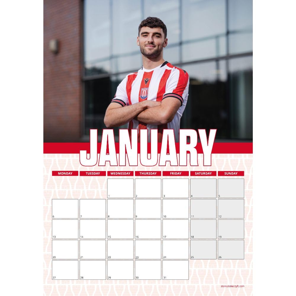 Stoke City FC A3 2025 Calendar