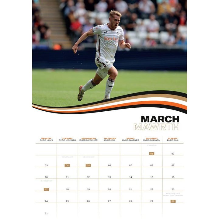 Swansea City AFC A3 2025 Calendar