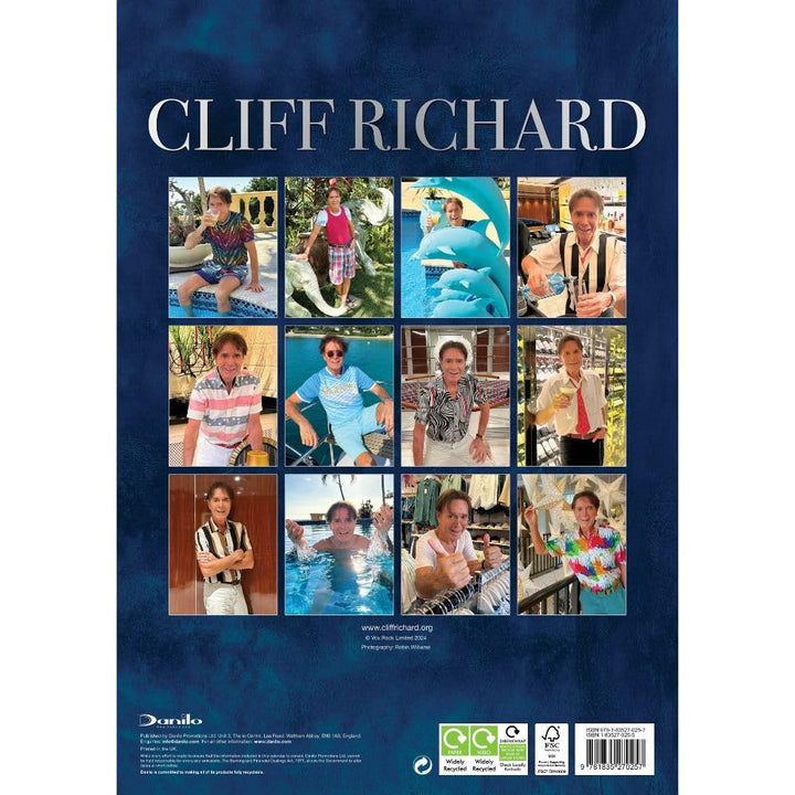 Cliff Richard A3 2025 Calendar