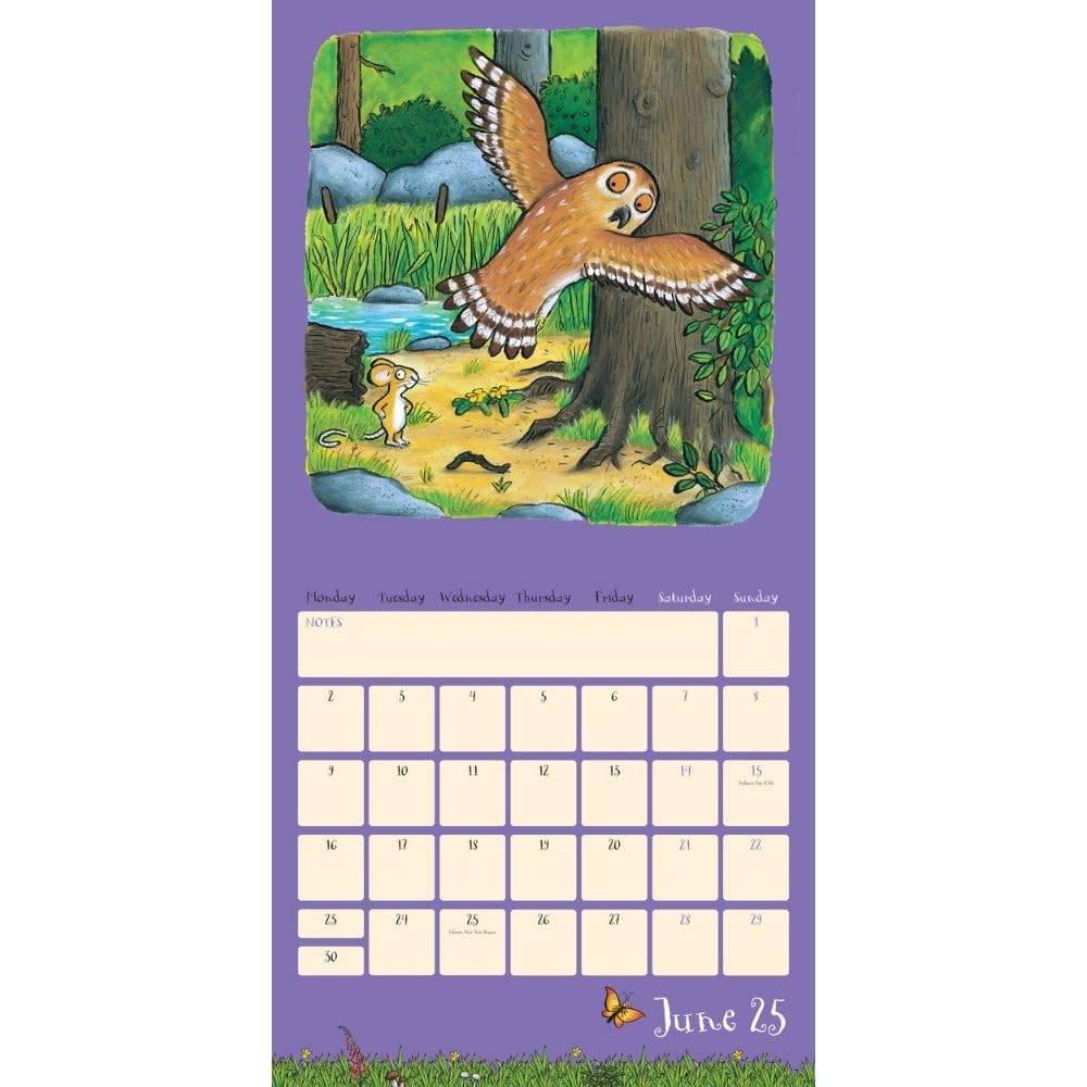 The Gruffalo Square 2025 Calendar