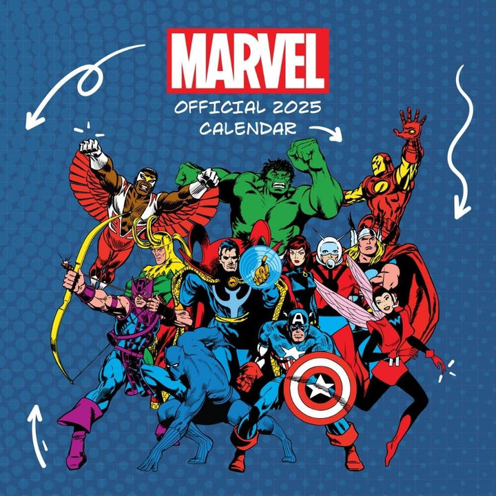 Marvel Comics Square 2025 Calendar