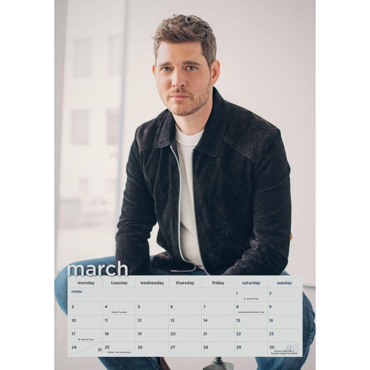 Michael Buble A3 2025 Calendar