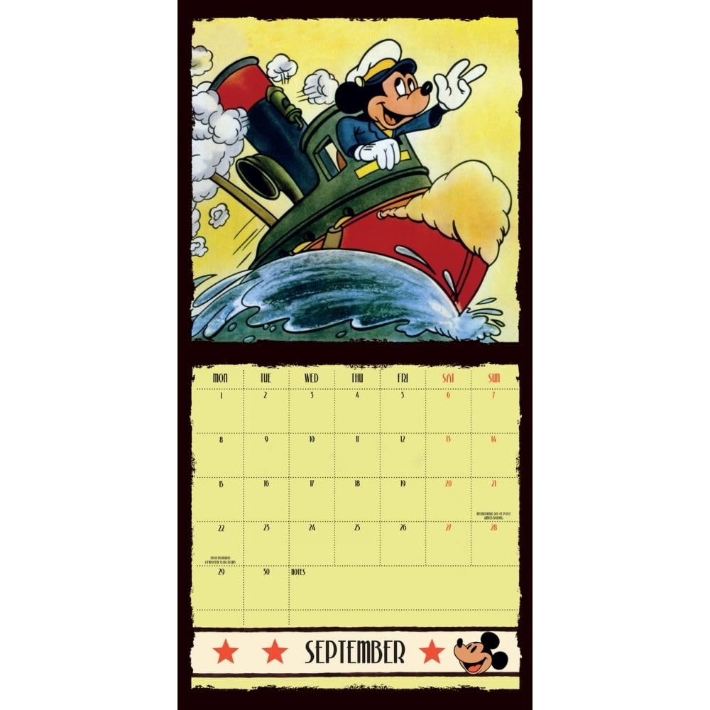 Mickey Classic 90th Anniversary Square 2025 Calendar