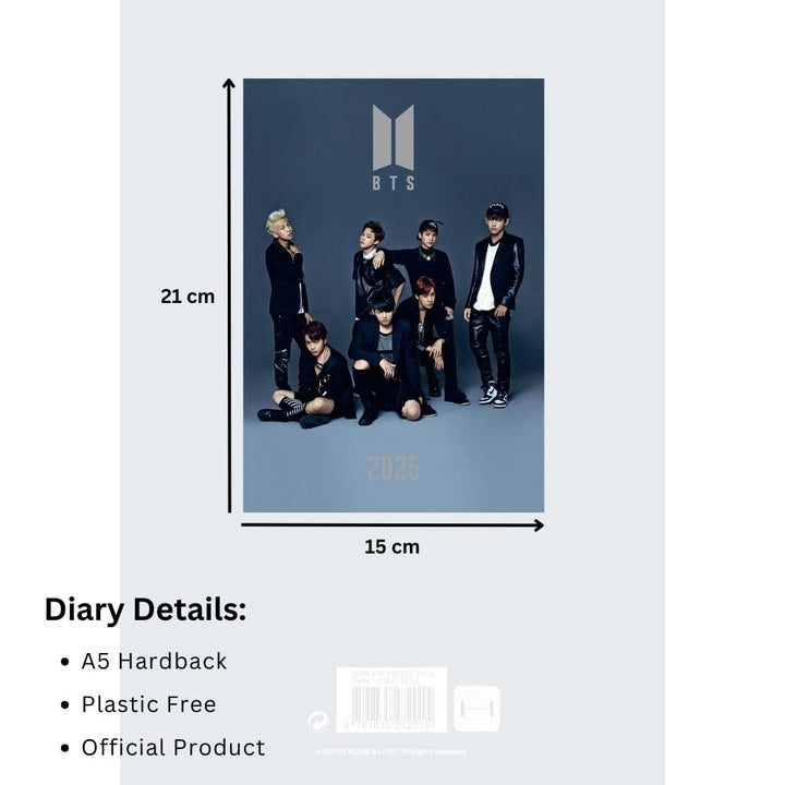 BTS A5 2025 Diary