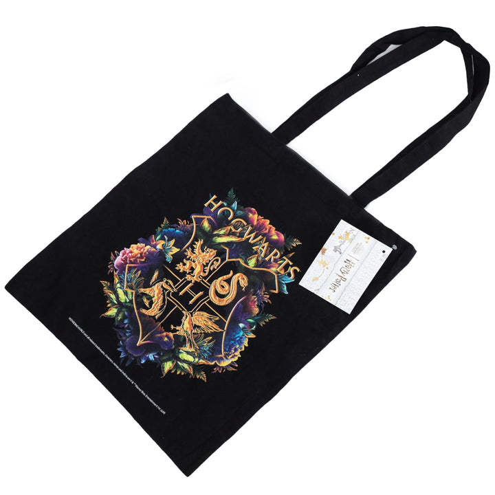 Harry Potter Hogwarts Crest Canvas Tote Bag